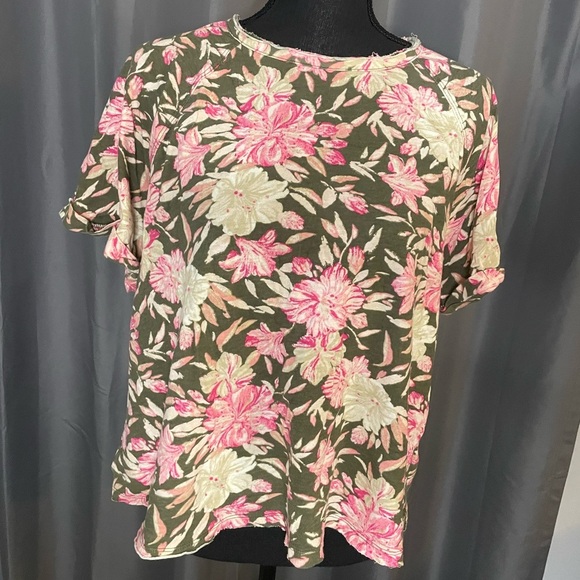 Sundance Tops - 185. Sundance Floral Tee, Size XL, EUC